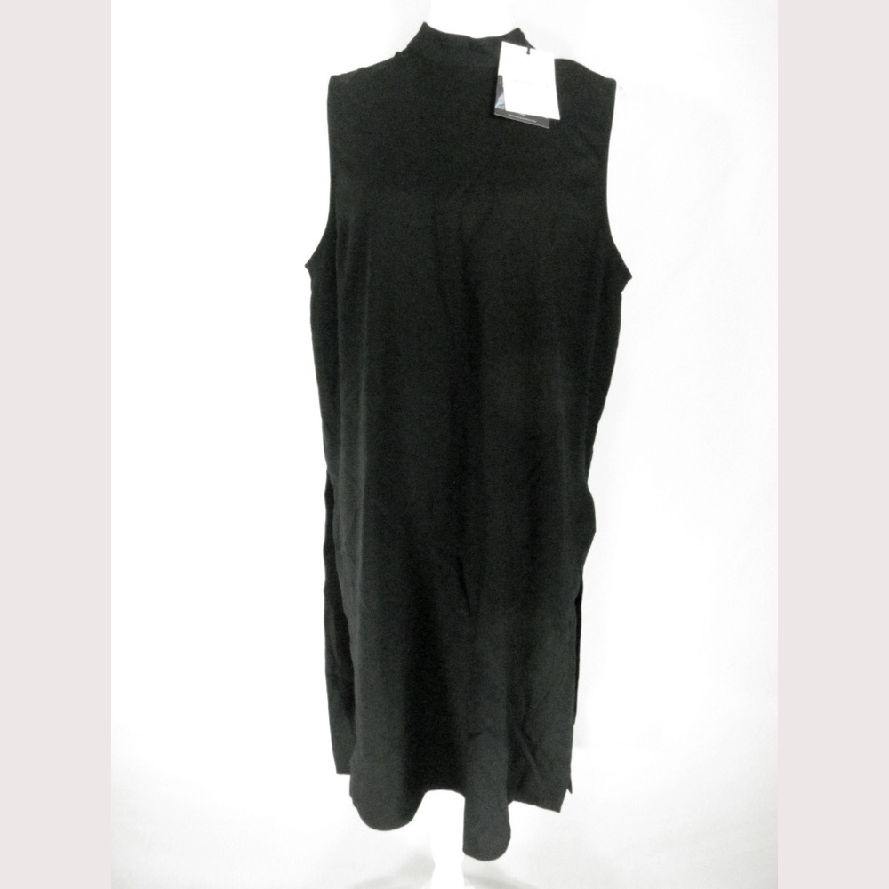 WhoWhatWear Dress Size XXL Black Slit Sides